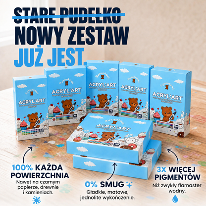 ACRYL'ART Rysunkowi - nowy zestaw